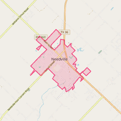 Map of Needville