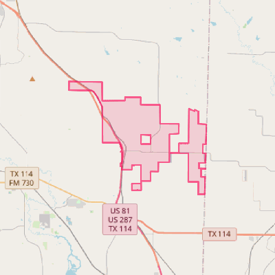 Map of New Fairview