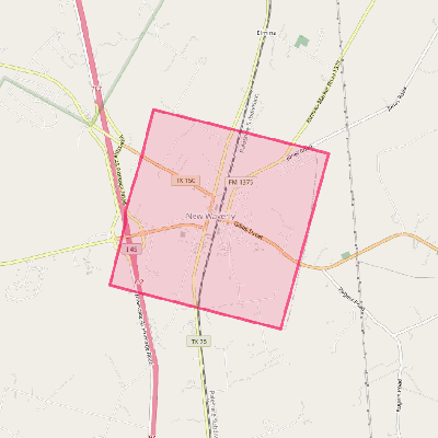 Map of New Waverly