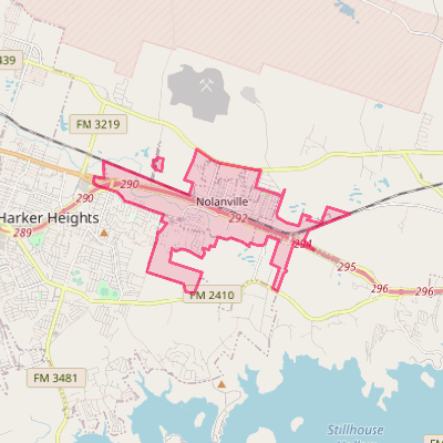 Map of Nolanville