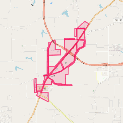 Map of Noonday