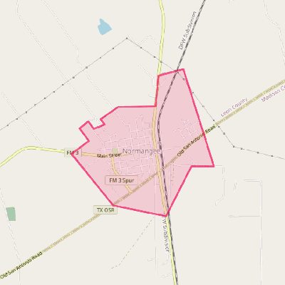 Map of Normangee