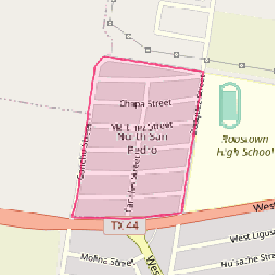 Map of North San Pedro