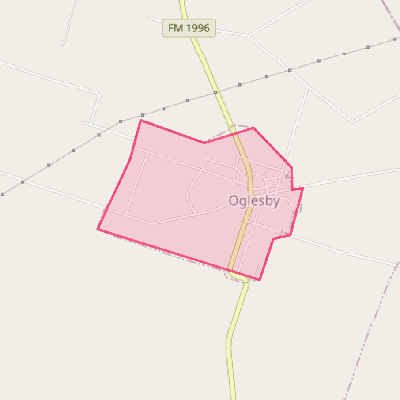 Map of Oglesby