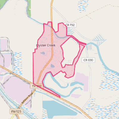 Map of Oyster Creek