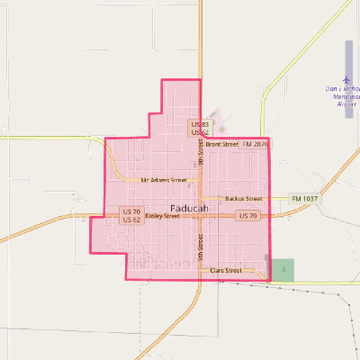 Map of Paducah