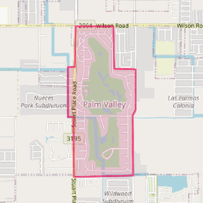 Map of Palm Valley