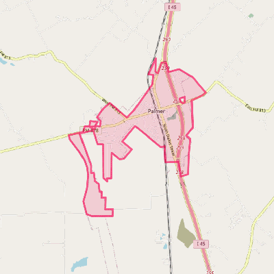 Map of Palmer