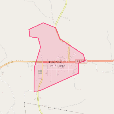 Map of Palo Pinto