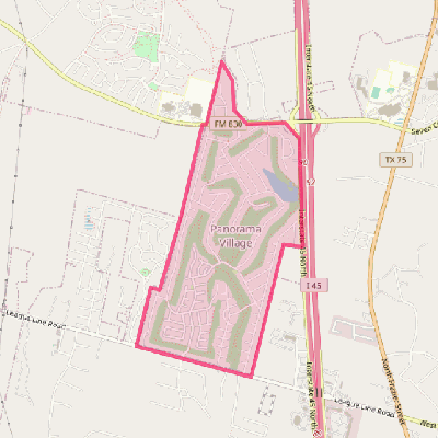 Map of Panorama Village