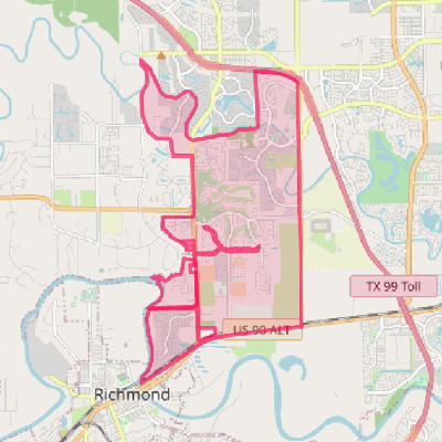 Map of Pecan Grove