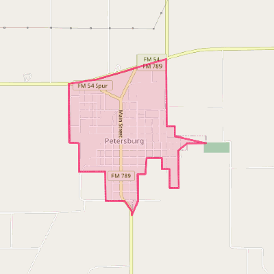 Map of Petersburg