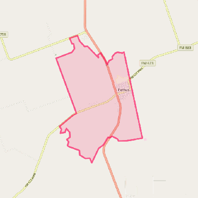 Map of Pettus