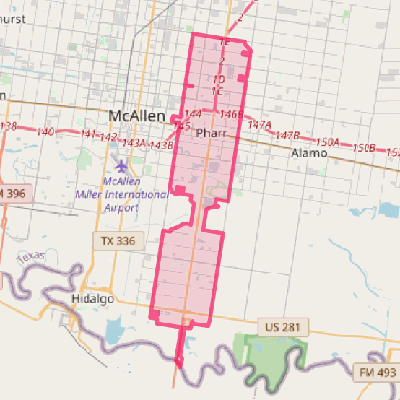 Map of Pharr