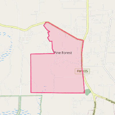 Map of Pine Forest