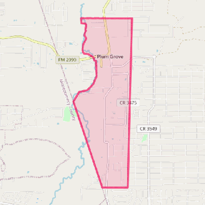 Map of Plum Grove