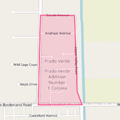 Map of Prado Verde