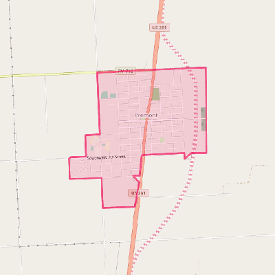 Map of Premont