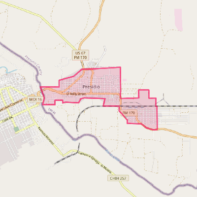 Map of Presidio