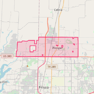 Map of Prosper