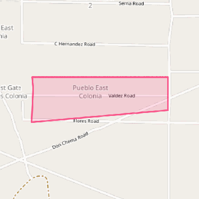 Map of Pueblo East