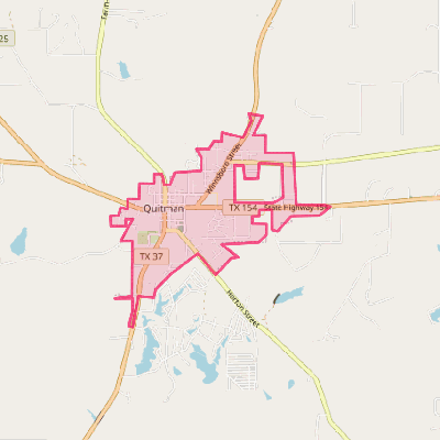 Map of Quitman