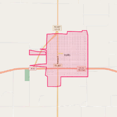 Map of Ralls