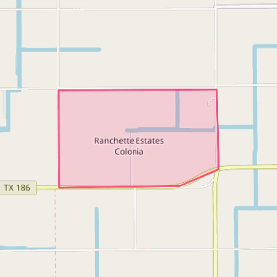 Map of Ranchette Estates