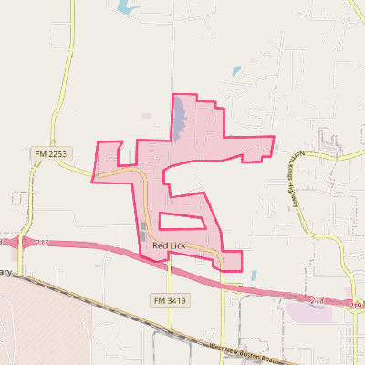 Map of Red Lick