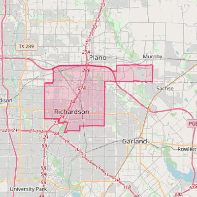 Map of Richardson