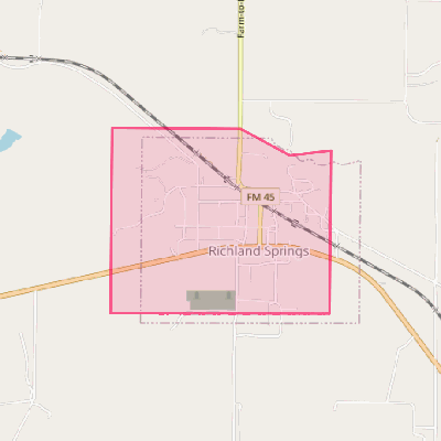 Map of Richland Springs