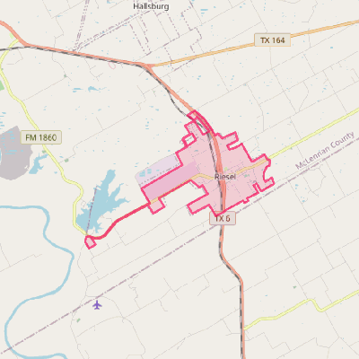 Map of Riesel