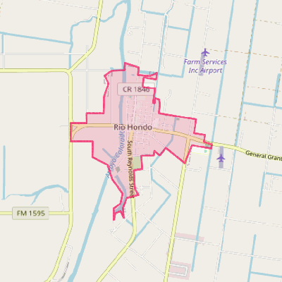 Map of Rio Hondo