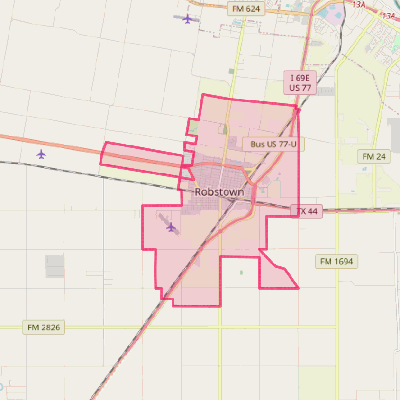 Map of Robstown