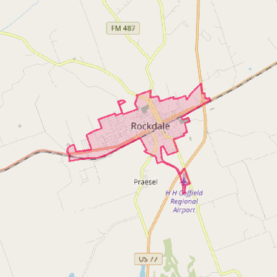 Map of Rockdale