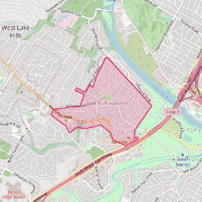 Map of Rollingwood