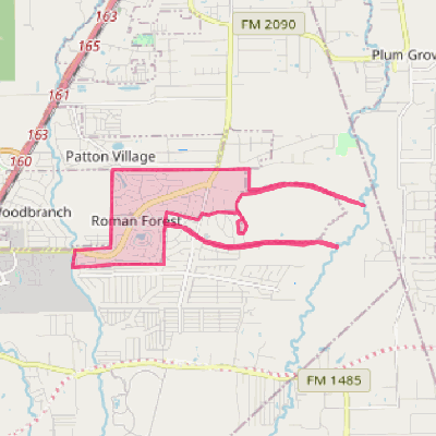 Map of Roman Forest