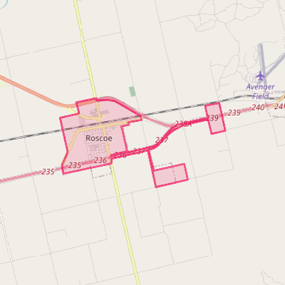 Map of Roscoe