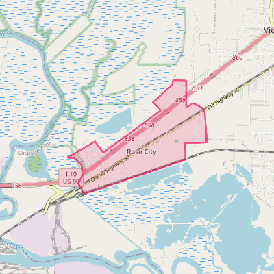 Map of Rose City