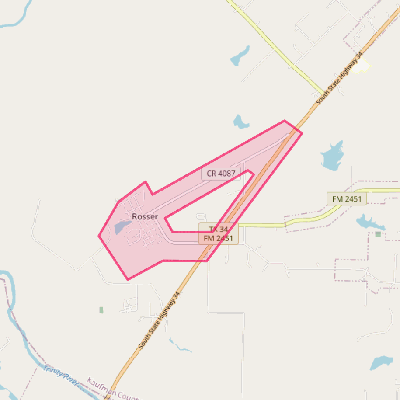 Map of Rosser