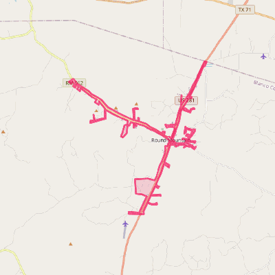 Map of Round Mountain