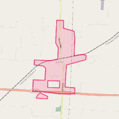 Map of Sadler