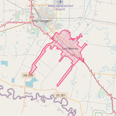 Map of San Benito