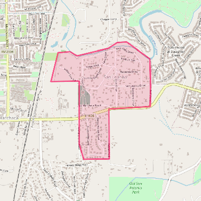 Map of San Leanna