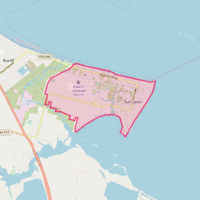 Map of San Leon