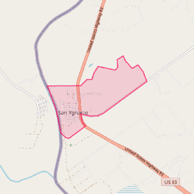 Map of San Ygnacio