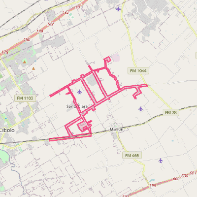 Map of Santa Clara