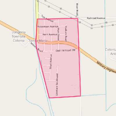 Map of Santa Maria