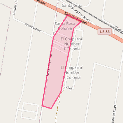 Map of Santa Rosa