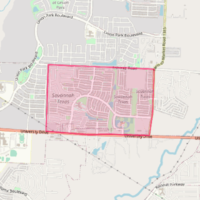 Map of Savannah